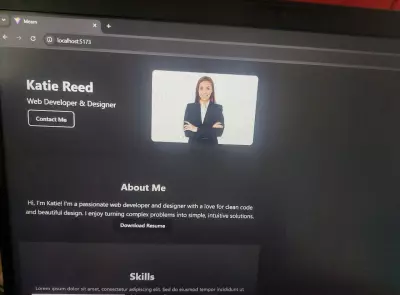 Modern Portfolio Website using React.js