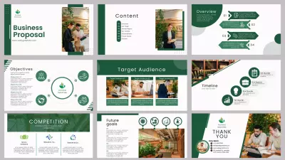 عمل عرض تقديمي Business model للشركات