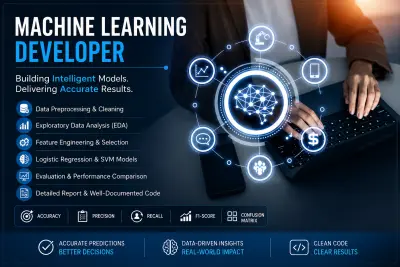 سأحلل بياناتك وأبني نموذج Machine Learning دقيق