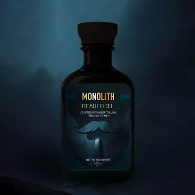 Monolith Aftershave Label