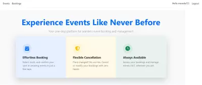 Events Managment System