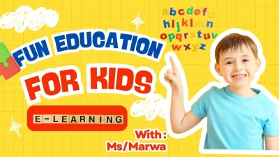 بوستر إعلان  لمعلمه لغه إنجليزيه