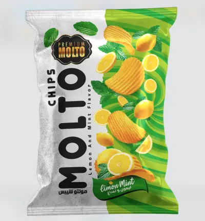 شيبس مولتو ليمون و نعناع المنعش