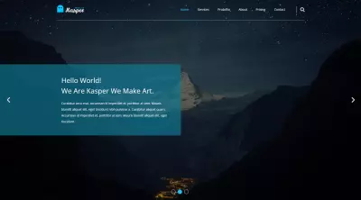 واجهة موقع خدمات تقنية باستخدام React وTailwind