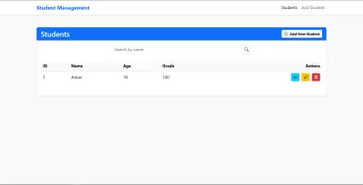 نظام إدارة بيانات الطلاب باستخدام Laravel
