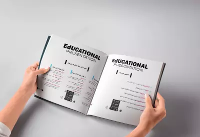 تصميم عرض تقديمي تعليمي احترافي يساعد المدرسين على تبسيط الدروس