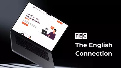 The English Connection website | English learning platform landing page