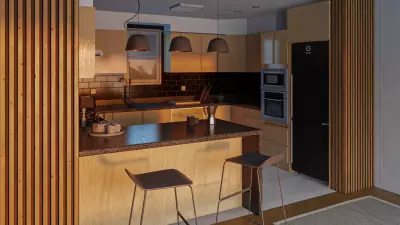 تصميم لمطبخ صغير