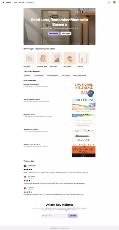 Book Summary App