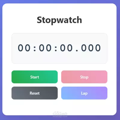 stopwatch ساعه ايقاف
