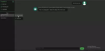 AI chatbot