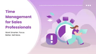 عرض تقديمي احترافي حول إدارة الوقت للمبيعات