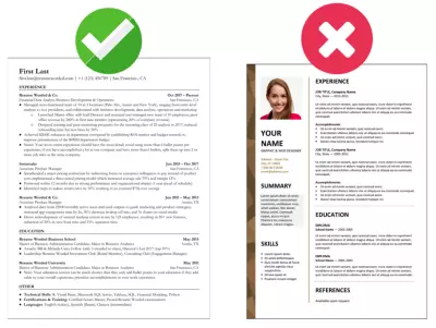 انشاء سيرة ذاتية CV بنظام ATS المدعوم لدى مسئولي التوظيف HR  باللغة العربية والانجليزية