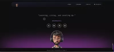 Personal Resume & Portfolio Landing Page