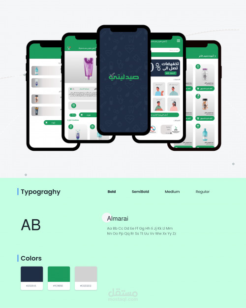 تصميم واجهات المستخدم أندرويد أو أيفون أو ويب UX / UI