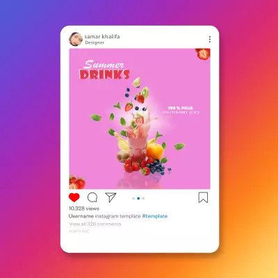تصميم بوستات سوشيال ميديا