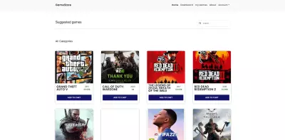 Gamestore - منصة بيع العاب