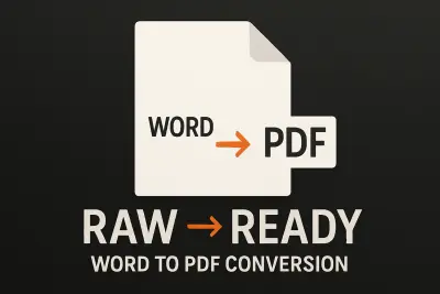 تحويل ملفات من PDF إلى Word والعكس باحترافية ودقة عالية