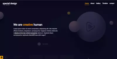 page with HTML&SASS&JS