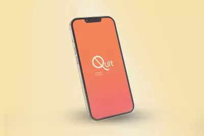 تصميم تطبيق هاتف - Quit