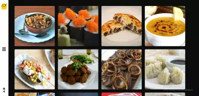 Food Website - واجهة موقع طعام تفاعلي