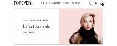 Forever - e-commerce website