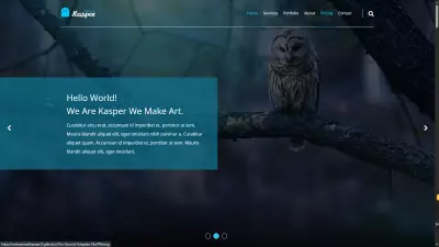 HTML CSS Template 2