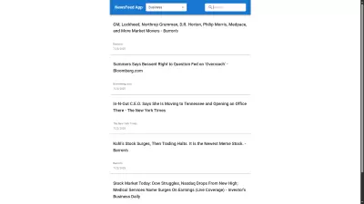 NewsFeed Project