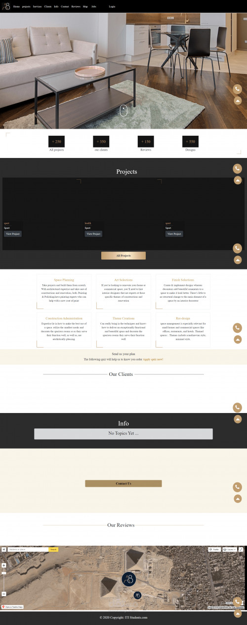 Hub for interior design company