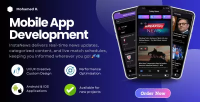 تطبيق InstaNews - تطبيق الأخبار الفورية