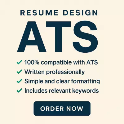 تصميم سيرة ذاتية متوافقة مع أنظمة تتبع المتقدمين (ATS CV)