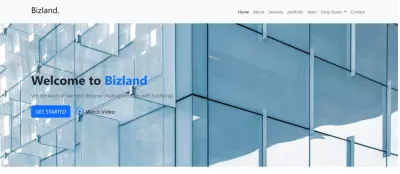 صفحة هبوط احترافية – HTML5 / CSS3 / Bootstrap (متجاوبة بالكامل)