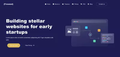 تصميم صفحة هبوط احترافية متجاوبة ب لغتي HTML وCSS