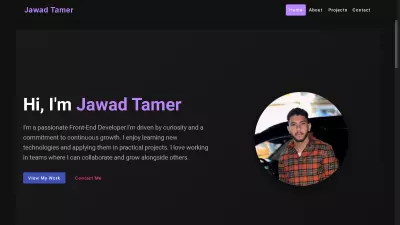 My personal portfolio website