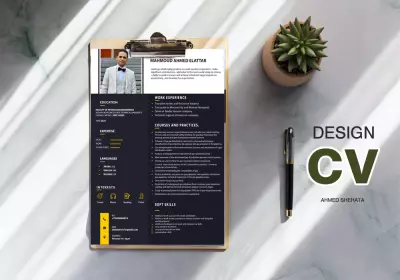 تصميم CV احترافى