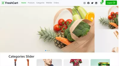 متجر إلكتروني تفاعلي ومتجاوب