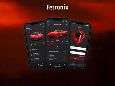 Ferronix | UI for controlling Ferrari vehicles remotely
