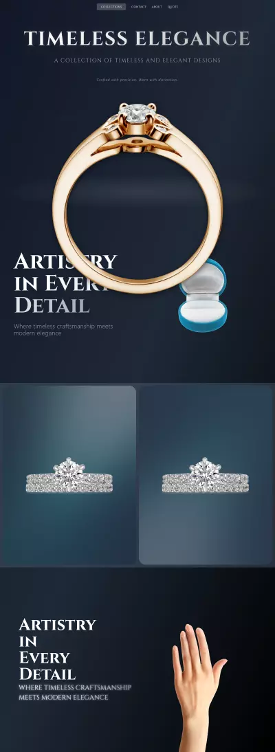 موقع Diamond Cartel هو منصة متخصصة في عرض وبيع المجوهرات الفاخرة والألماس الطبيعي والمُعتمد. يتميز الموقع بتصميم أنيق وتجربة مستخدم سلسة تساعد العملاء على تصفح المنتجات بسهولة واختيار ما يناسبهم من قطع فاخرة ذات جودة عالية.