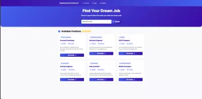 Company Employment Website