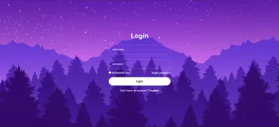 login page