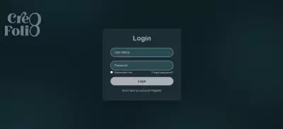 login page
