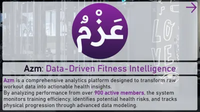 لوحة مؤشرات تحليل الأداء الرياضى (Fitness Data Dashboard) | منظومة "عزم"