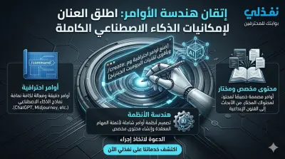 صنع اوامر احترافية و باقوى تقنيات البرومبت انجنيرنج