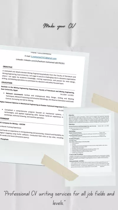 عمل CV احترافي وبنظام ATS، انشاء وتظبيط اكونت LinkedIn