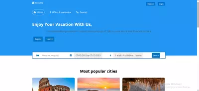 Book me website