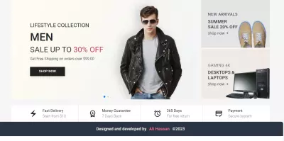 متجر إلكتروني كامل (Full-Stack E-Commerce Store) باستخدام React وRedux
