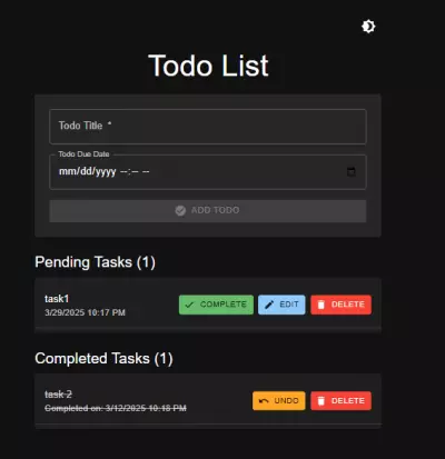 to-do application