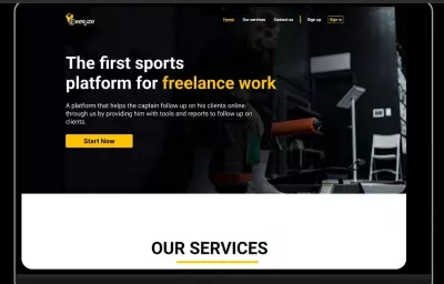 منصة رياضية للمستقلين - ExerSize | موقع ويب باستخدام ReactJS