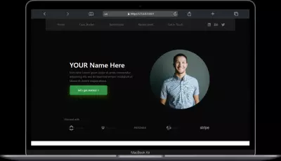 مشروع بورتفوليو متجاوب باستخدام html , css , bootstrap