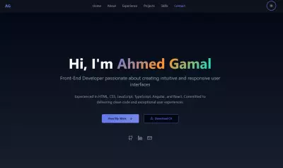 تصميم بورتفوليو احترافى